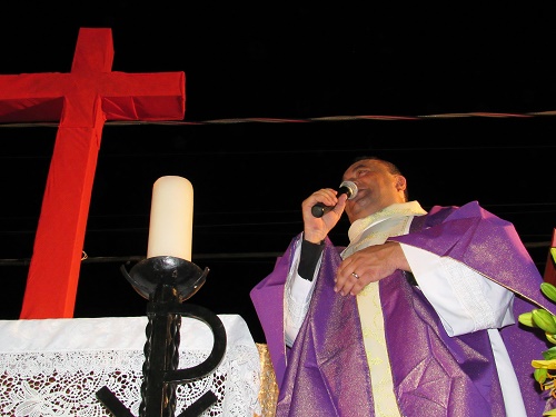 Padre José Geraldo - Reitor do Santuário de São Benedito/Foto: Sandro Vagner