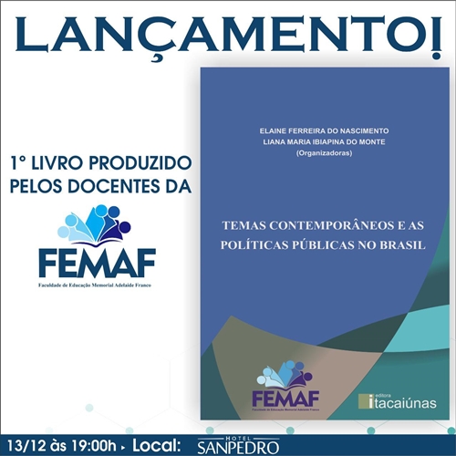 Pedreiras: FEMAF lançará um livro e realizará o show “Da Golada Pro Brasil”